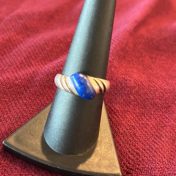 Lapis 925 Sterling ring - Picture 1 of 3